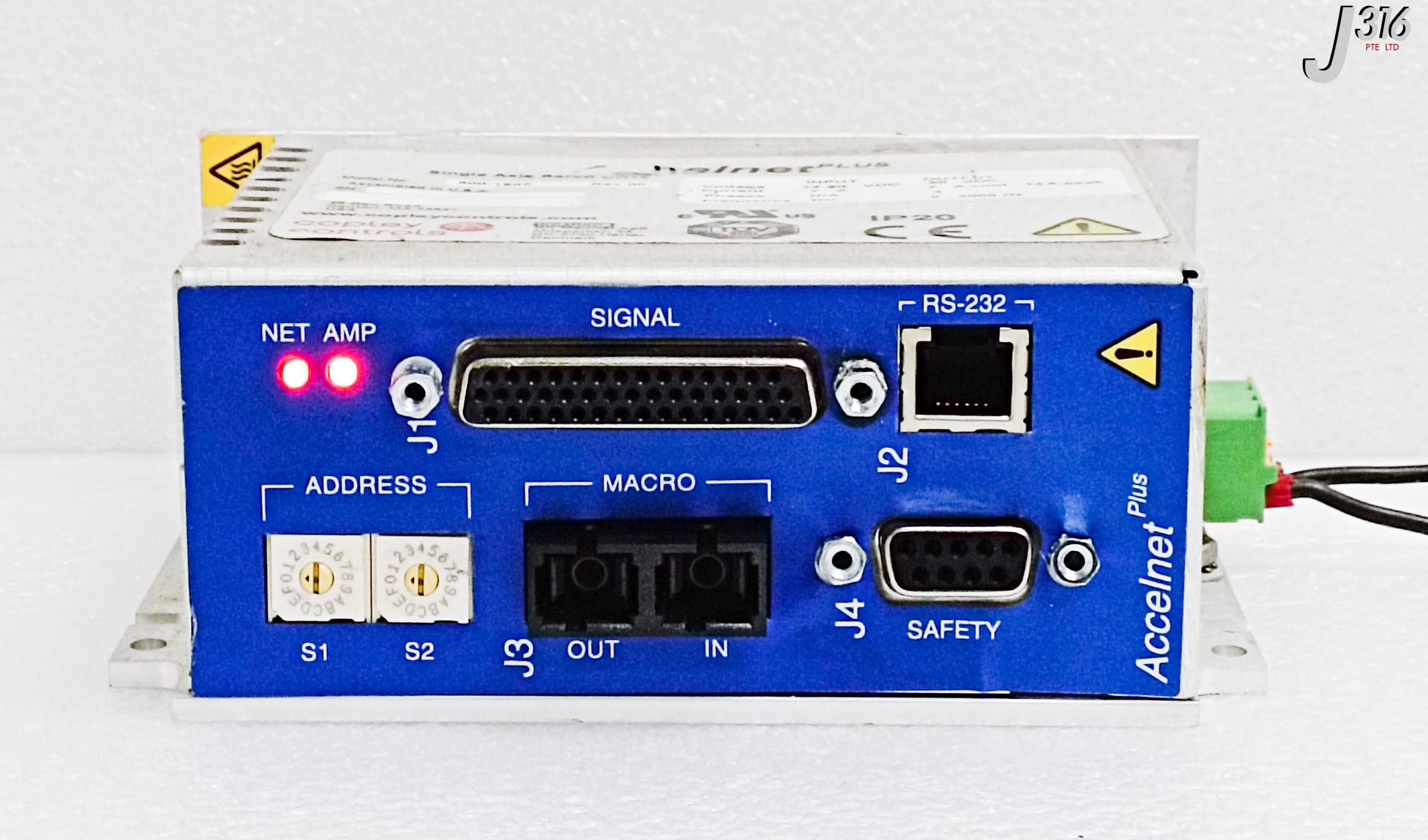 ree様 32071 COPLEY CONTROLS SINGLE AXIS SERVO DRIVE, ACCELNETPLUS 800